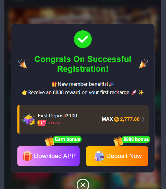 HQ177 Win game welcome bonus